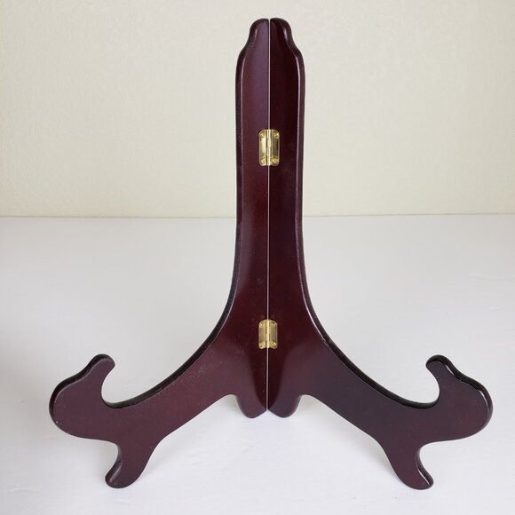 Vintage Japanese 16” Imari Decorative Charger Shallow Bowl with Stand - Picture 9 of 9